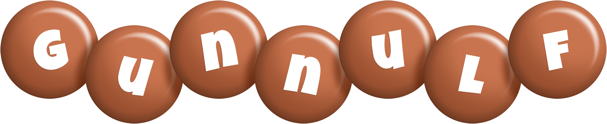 Gunnulf candy-brown logo
