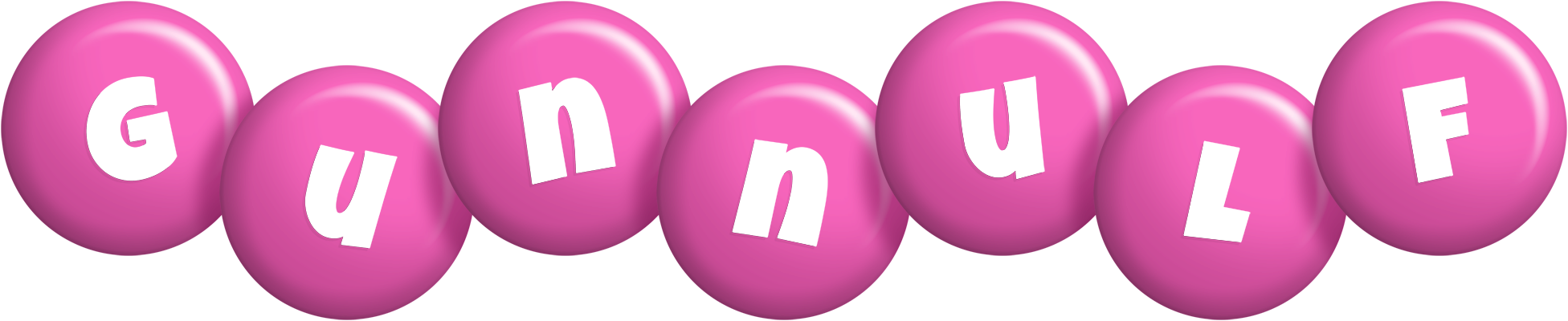 Gunnulf candy-pink logo