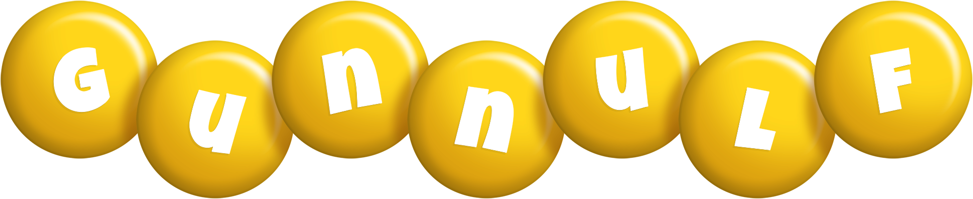 Gunnulf candy-yellow logo