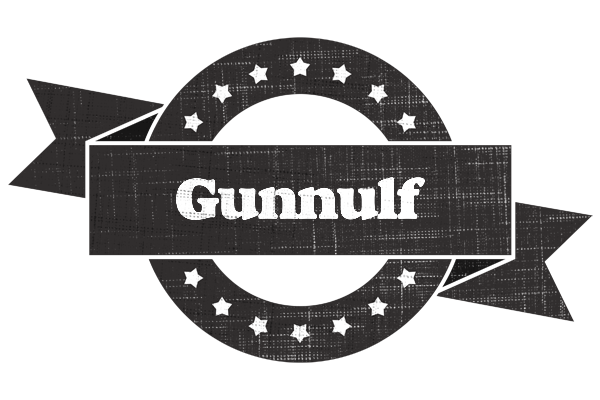Gunnulf grunge logo