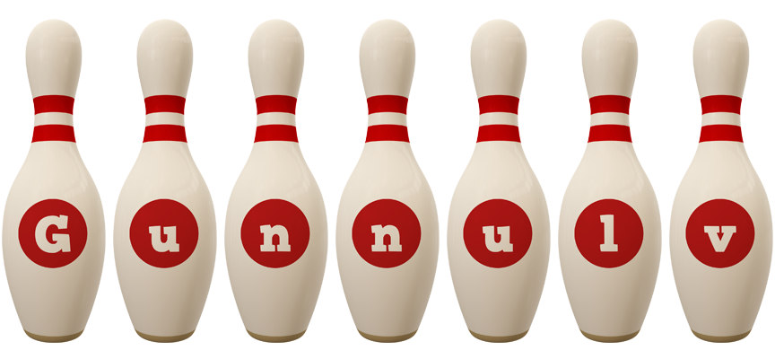 Gunnulv bowling-pin logo