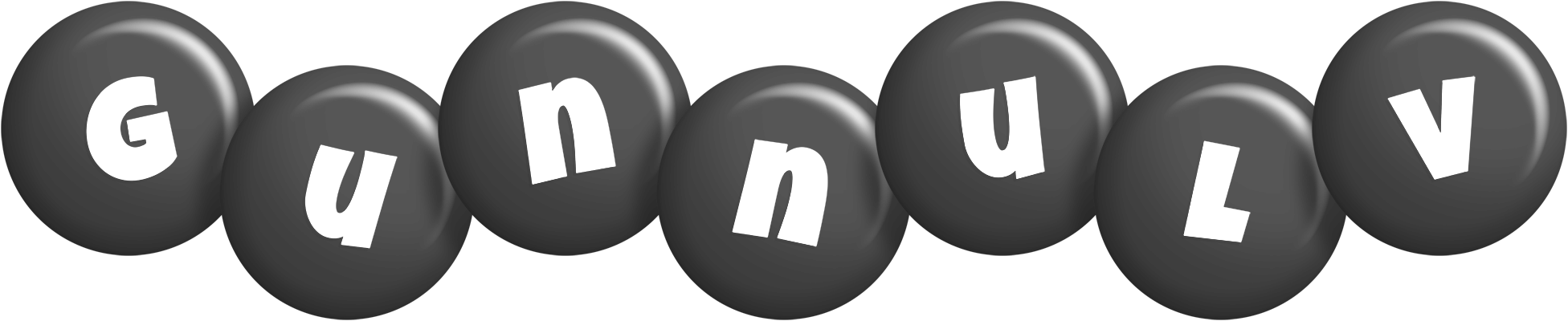 Gunnulv candy-black logo