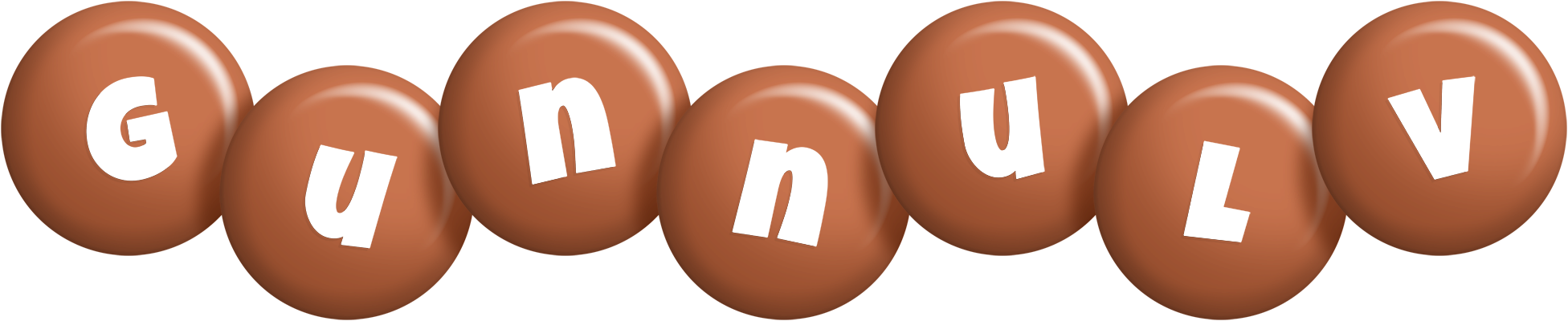 Gunnulv candy-brown logo