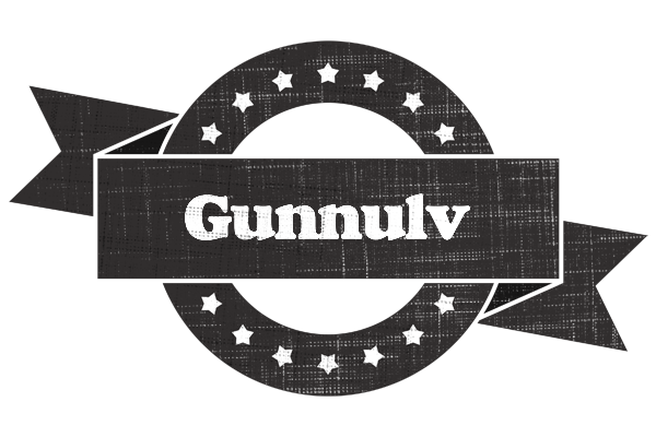 Gunnulv grunge logo
