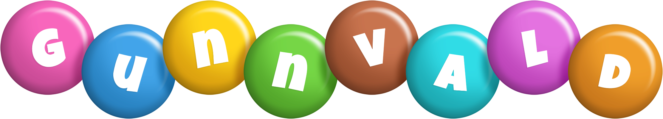 Gunnvald candy logo