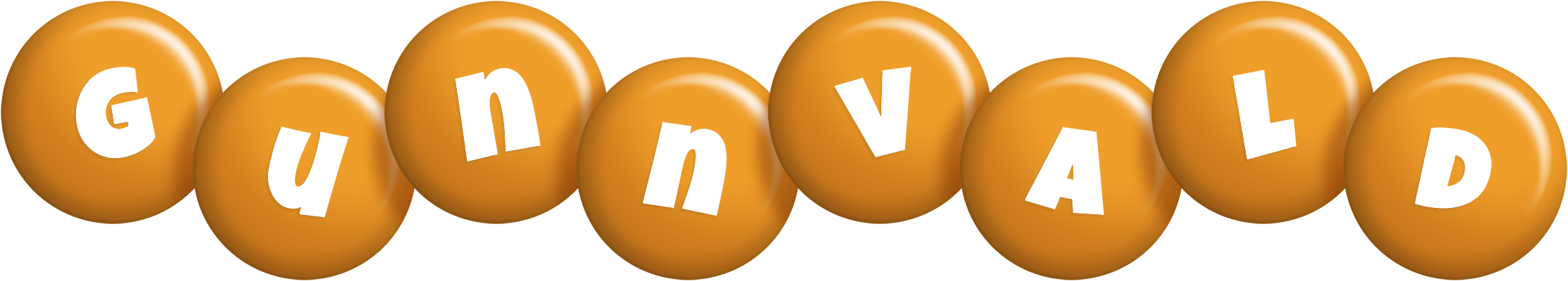 Gunnvald candy-orange logo