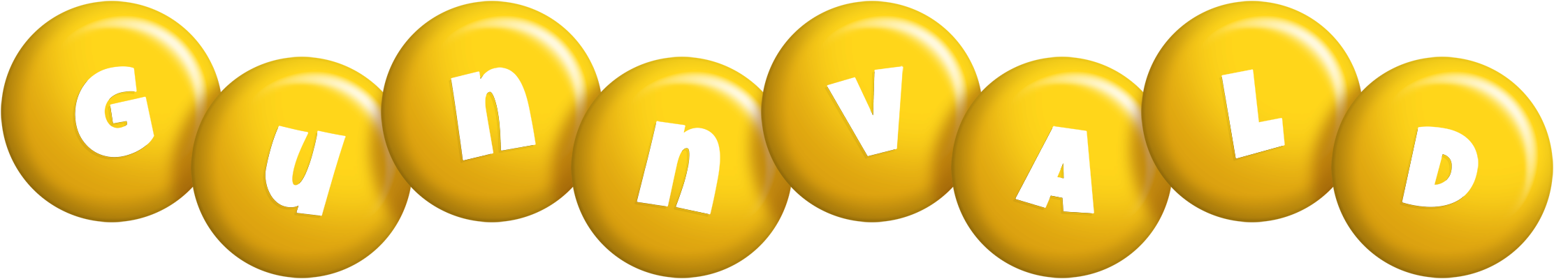 Gunnvald candy-yellow logo