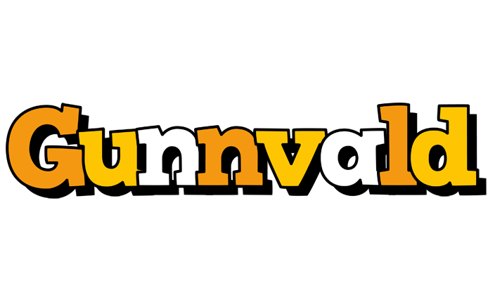 Gunnvald cartoon logo