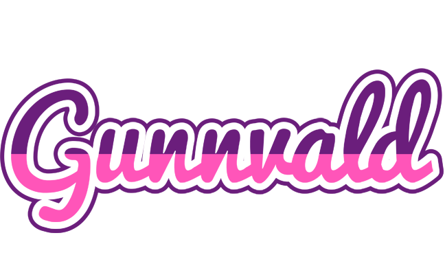 Gunnvald cheerful logo