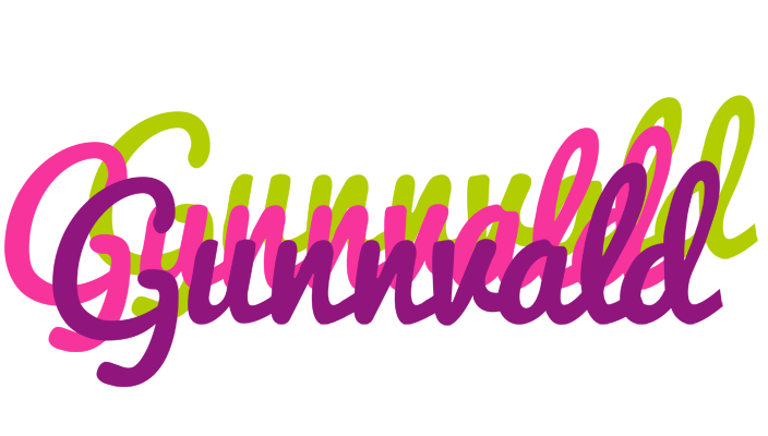 Gunnvald flowers logo