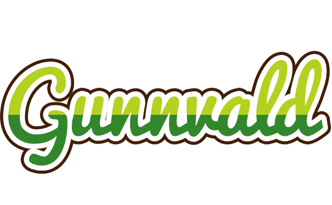 Gunnvald golfing logo