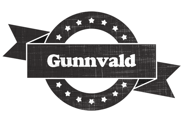 Gunnvald grunge logo