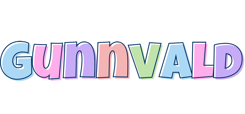 Gunnvald pastel logo
