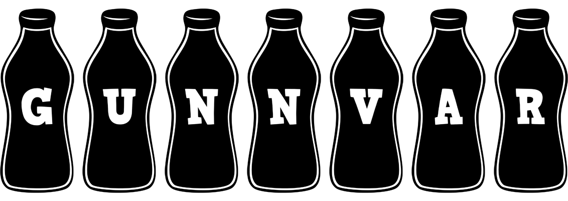 Gunnvar bottle logo