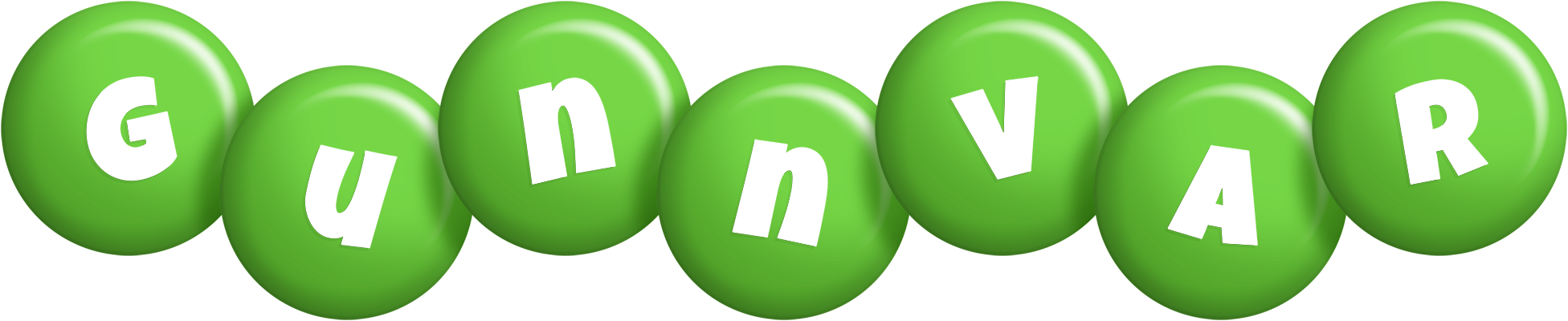 Gunnvar candy-green logo