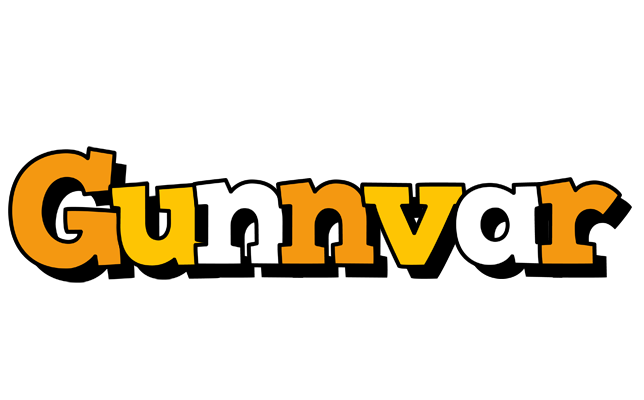 Gunnvar cartoon logo