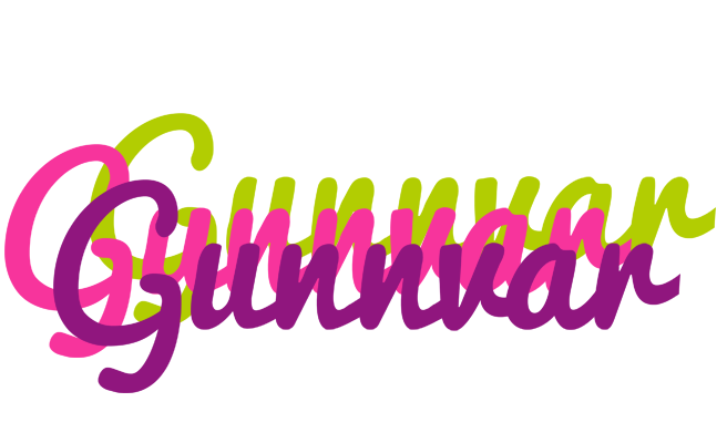 Gunnvar flowers logo