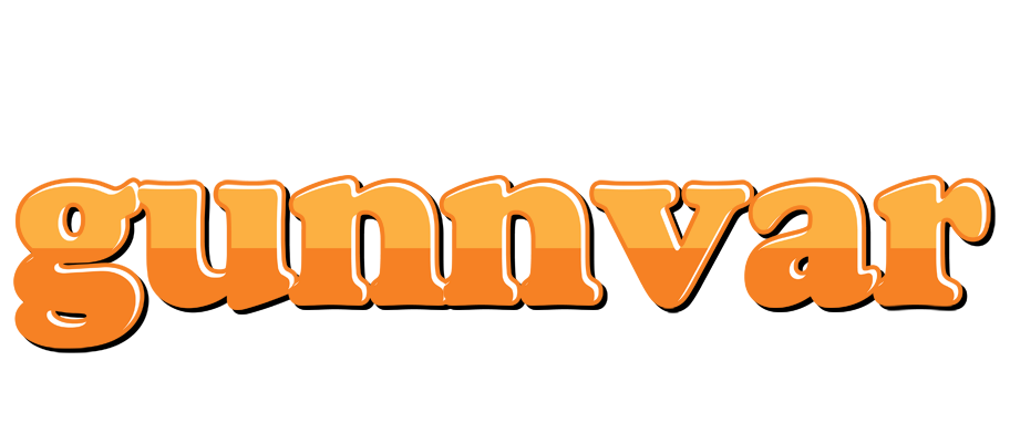 Gunnvar orange logo