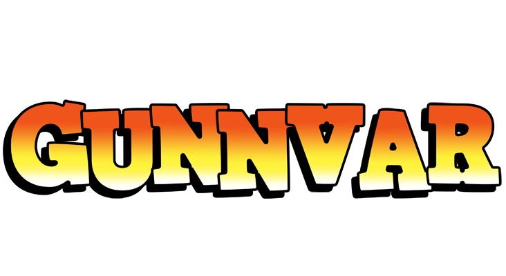 Gunnvar sunset logo