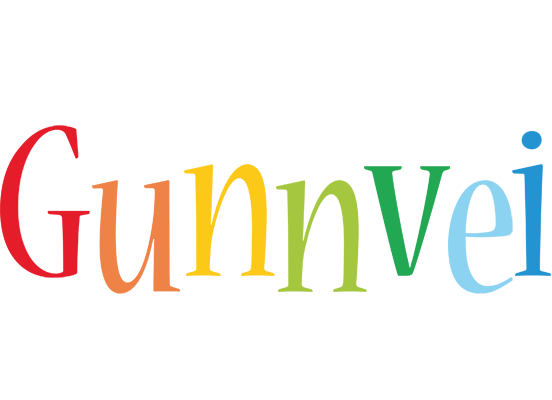Gunnvei birthday logo
