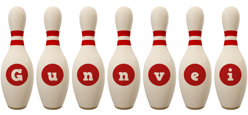 Gunnvei bowling-pin logo