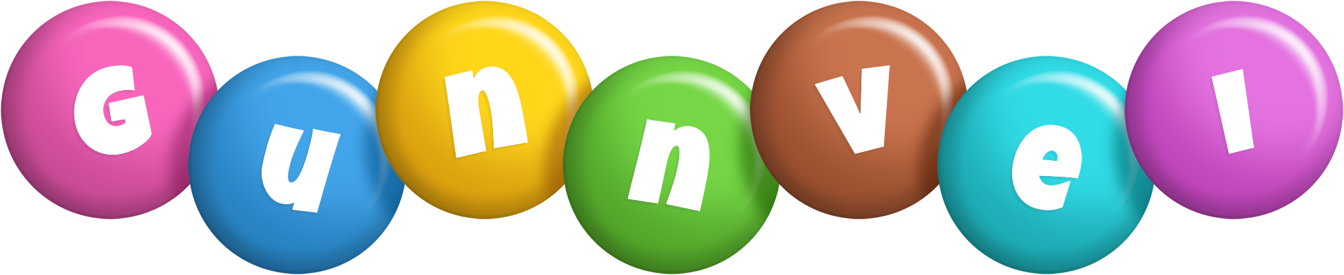 Gunnvei candy logo
