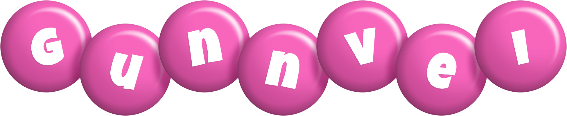 Gunnvei candy-pink logo