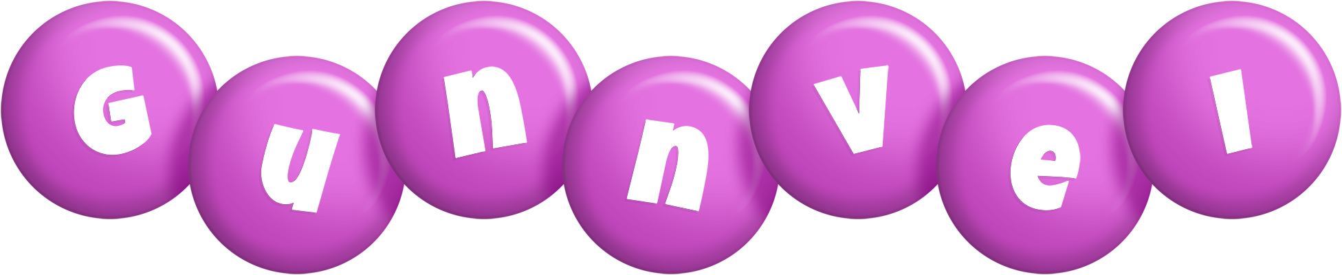 Gunnvei candy-purple logo