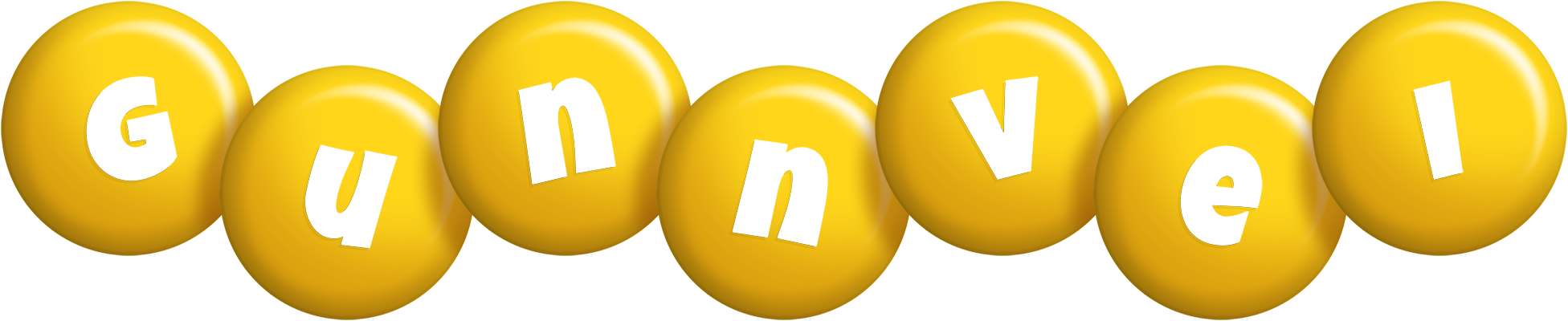 Gunnvei candy-yellow logo