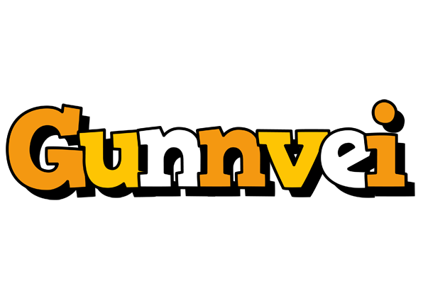 Gunnvei cartoon logo