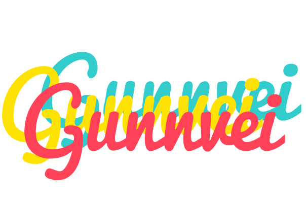 Gunnvei disco logo