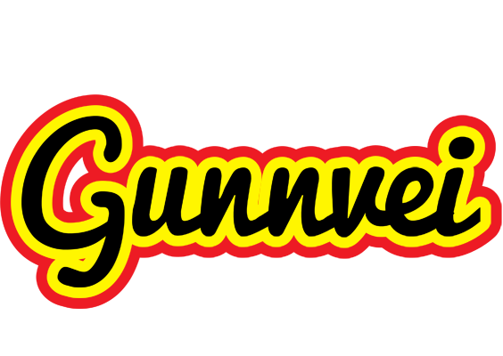 Gunnvei flaming logo