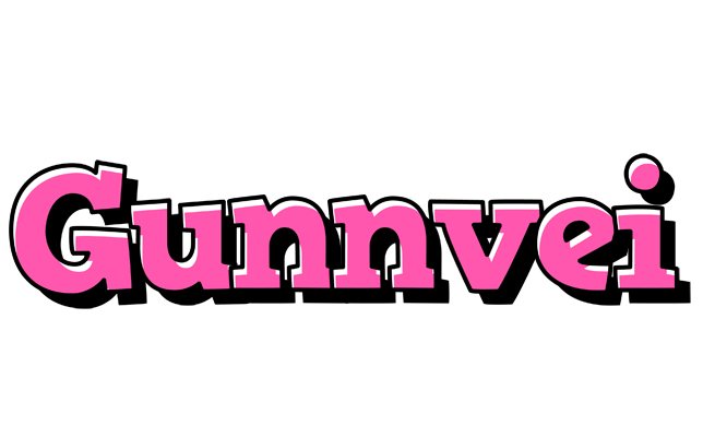 Gunnvei girlish logo