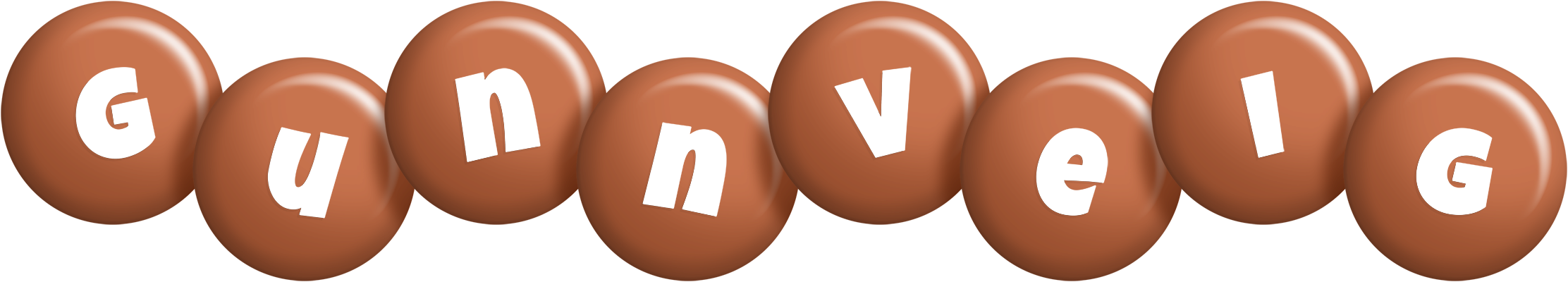 Gunnveig candy-brown logo