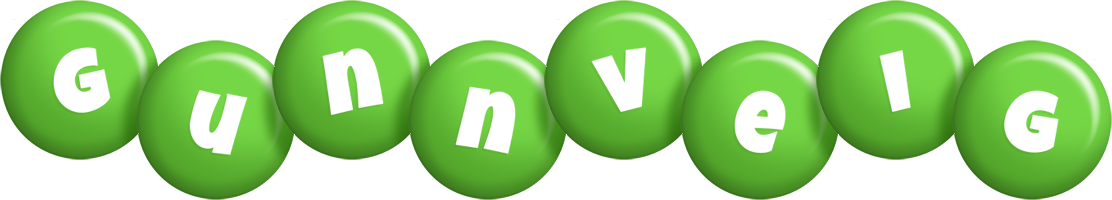 Gunnveig candy-green logo