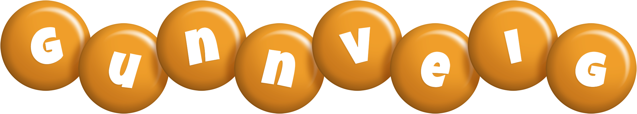 Gunnveig candy-orange logo