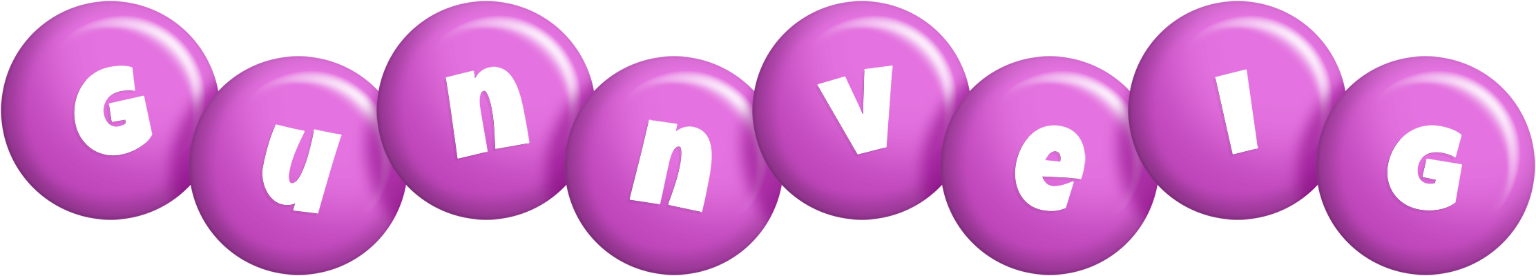 Gunnveig candy-purple logo