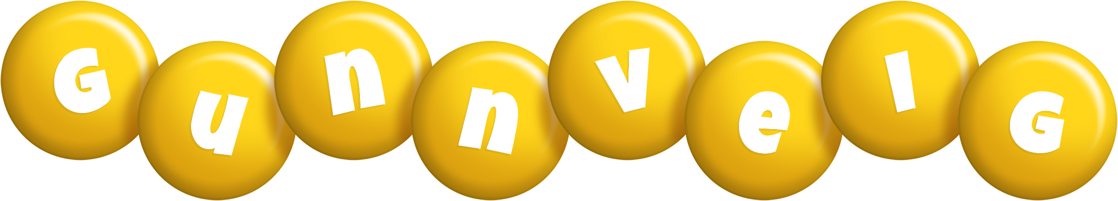 Gunnveig candy-yellow logo