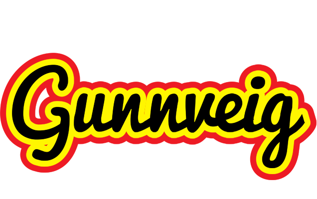 Gunnveig flaming logo