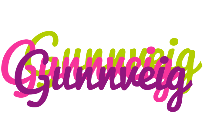 Gunnveig flowers logo