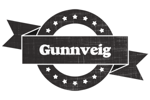 Gunnveig grunge logo