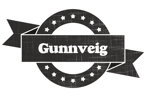 Gunnveig grunge logo