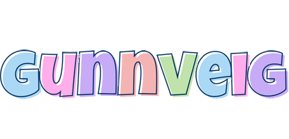 Gunnveig pastel logo