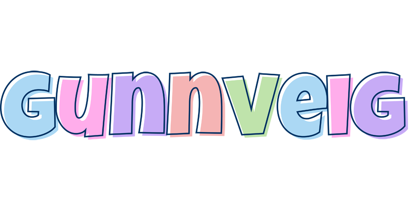 Gunnveig pastel logo