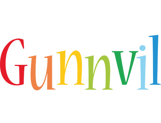 Gunnvil birthday logo