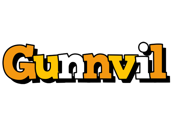 Gunnvil cartoon logo