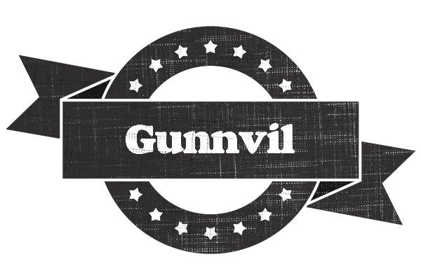 Gunnvil grunge logo