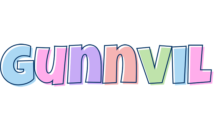 Gunnvil pastel logo