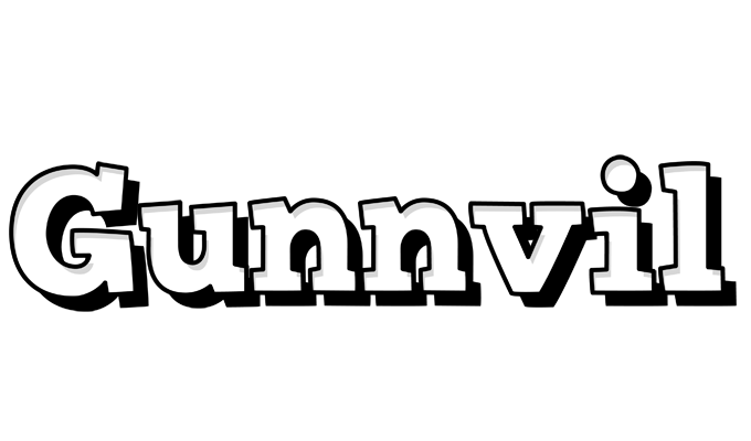 Gunnvil snowing logo