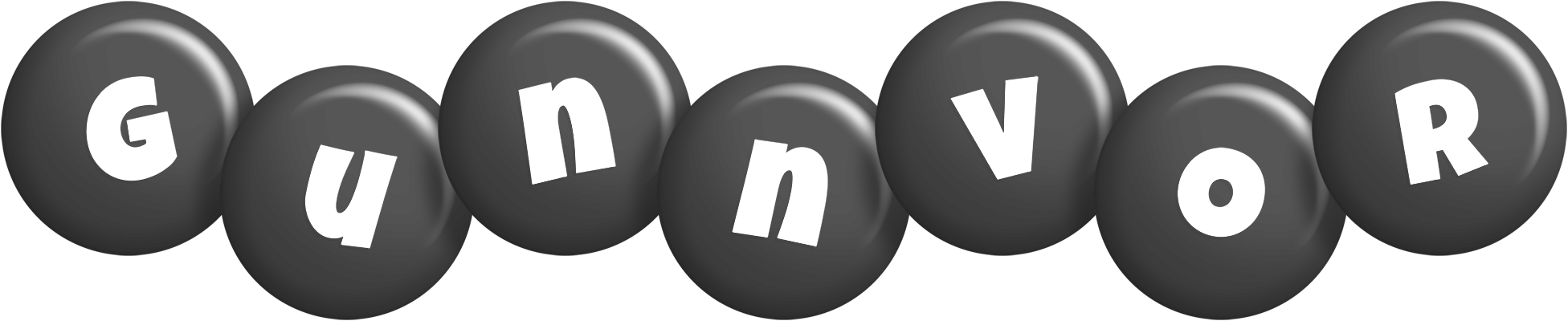 Gunnvor candy-black logo